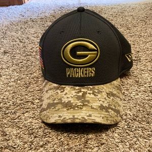 New Era Green Bay Packers salute to service hat